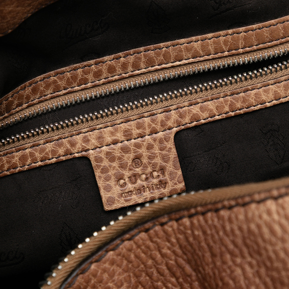 Pre-Loved Gucci Medium Leather Bamboo Bar Tote - Picture 5 of 7